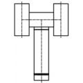 Deflektor typu "H" SWR Ø 160mm ocynk