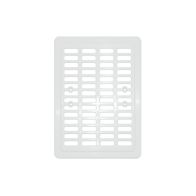 Kratka wentylacyjna uniwersalna 165x230 mm PVC