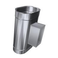 Wyczystka żaroodporna owalna MKSZ Invest MK ŻARY 120x180mm gr.0,8mm strona szersza