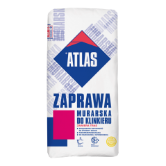 ATLAS zaprawa murarska do klinkieru z dodatkiem trasu, antracytowy 25 kg