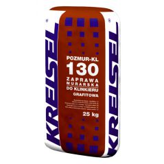 Kreisel zaprawa murarska do klinkieru POZMUR-KL 130, kolor grafit, 25 kg