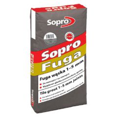 SOPRO fuga wąska 1-5 mm, szara, 25 kg