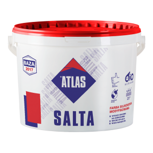 ATLAS SALTA farba silikonowa modyfikowana, 10 litr