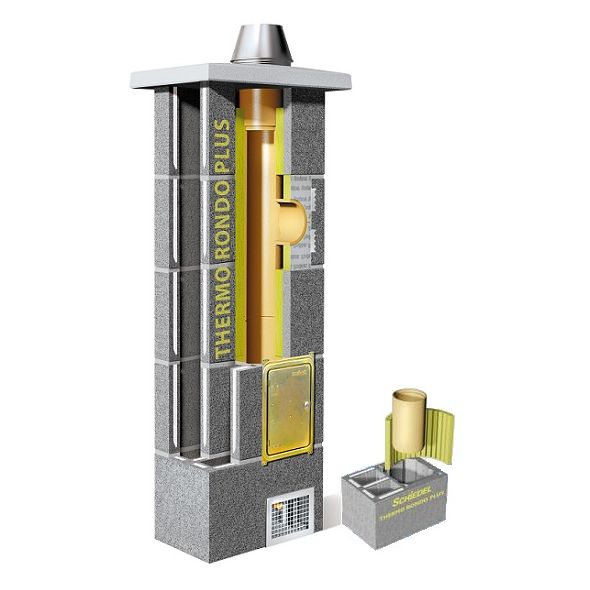 System Kominowy Ceramiczny SCHIEDEL Thermo Rondo Plus Ø 200mm z wentylacją 2-kanałową