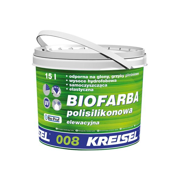 KREISEL farba polisilikonowa BIOFARBA 008, 15 l