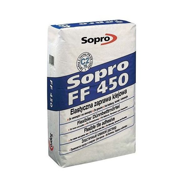 SOPRO elastyczny klej do płytek FF 450, 25 kg