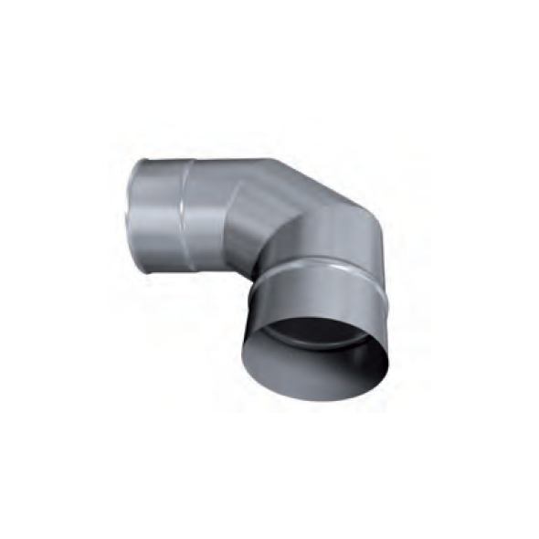 Kolano 90° żaroodporne MKSZ Invest MK ŻARY Ø 140mm gr.0,8mm